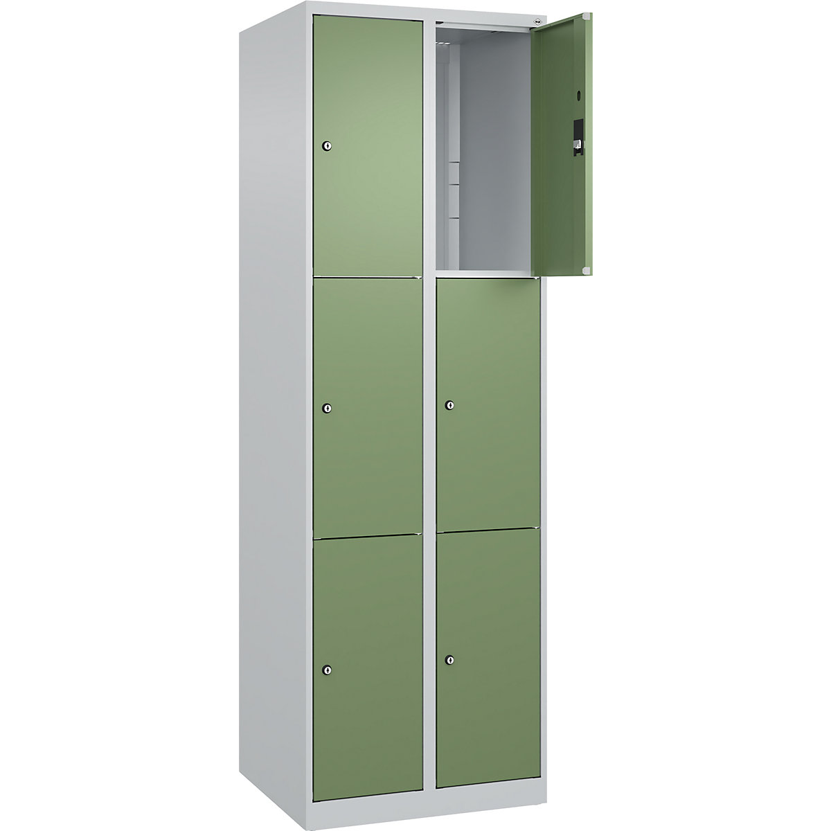 Dulap cu 3 compartimente cu încuietoare Classic PLUS – C+P (Imagine produs 3)-2