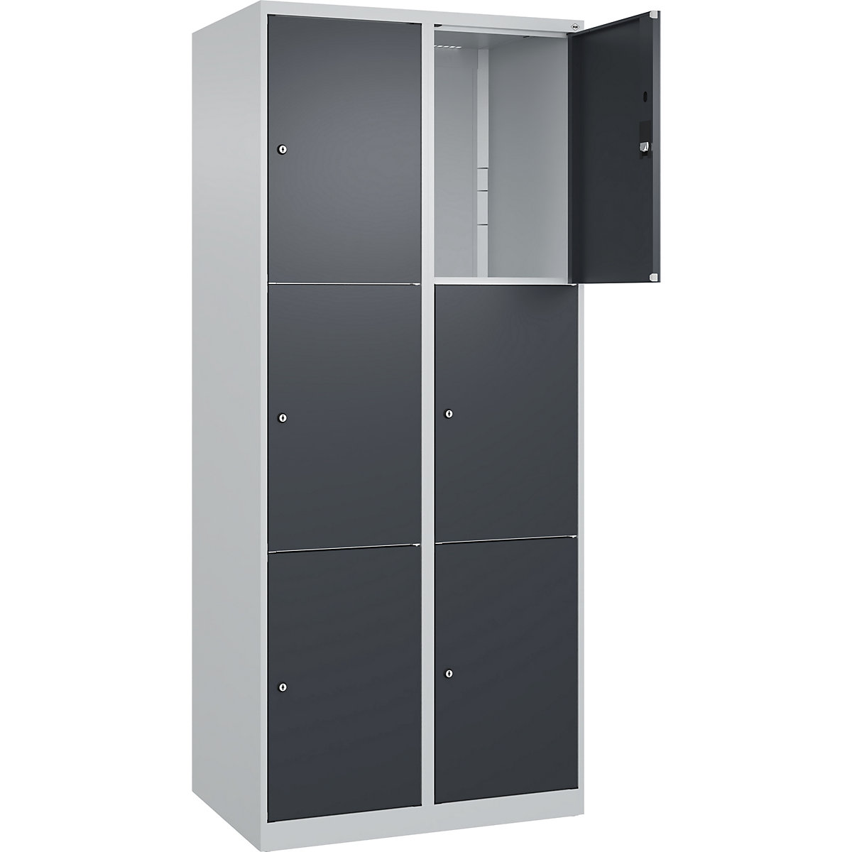 Dulap cu 3 compartimente cu încuietoare Classic PLUS – C+P (Imagine produs 3)-2