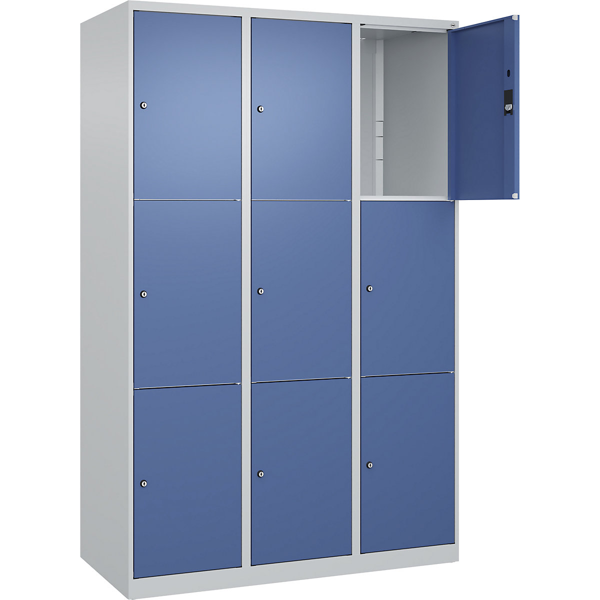 Dulap cu 3 compartimente cu încuietoare Classic PLUS – C+P (Imagine produs 3)-2