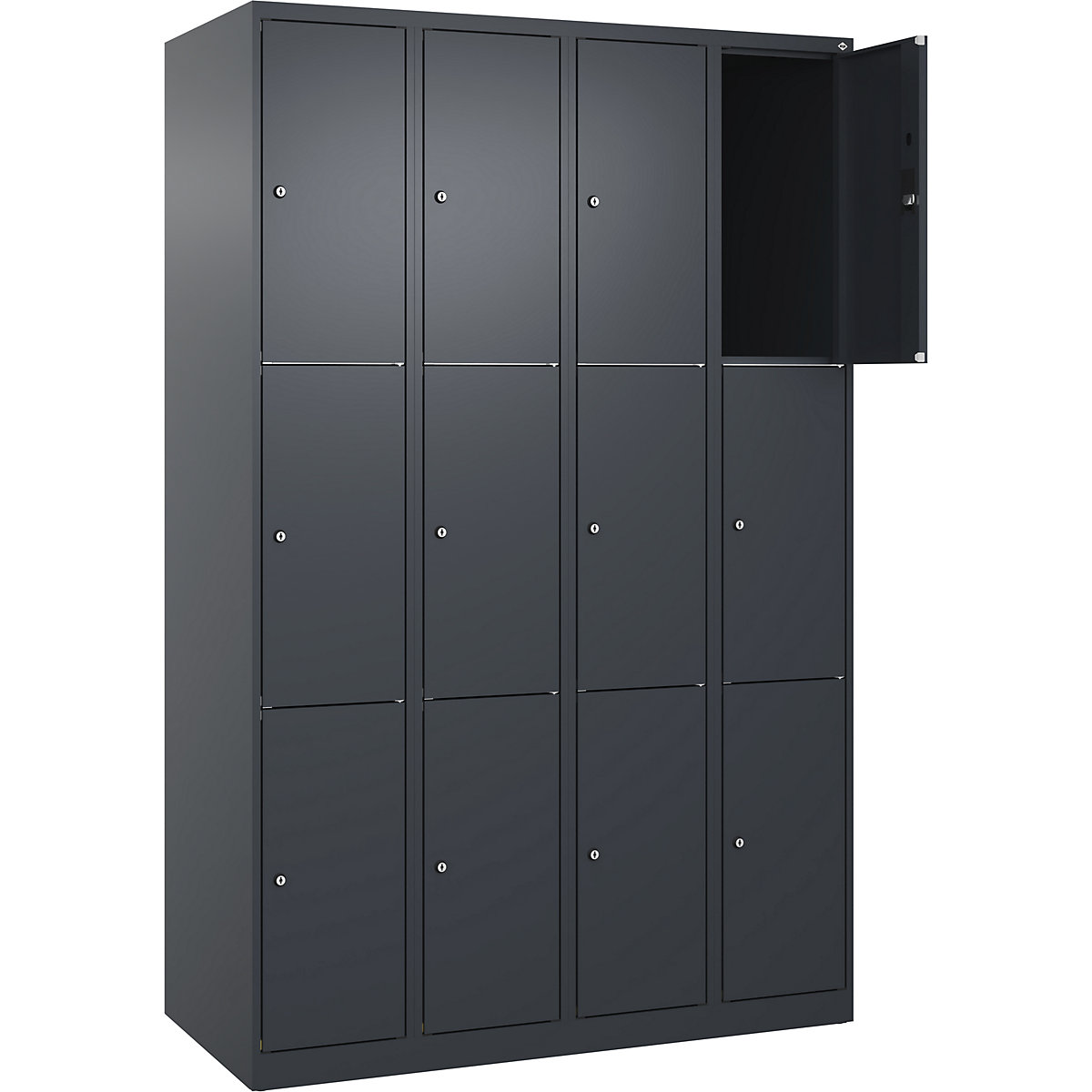 Dulap cu 3 compartimente cu încuietoare Classic PLUS – C+P (Imagine produs 2)-1