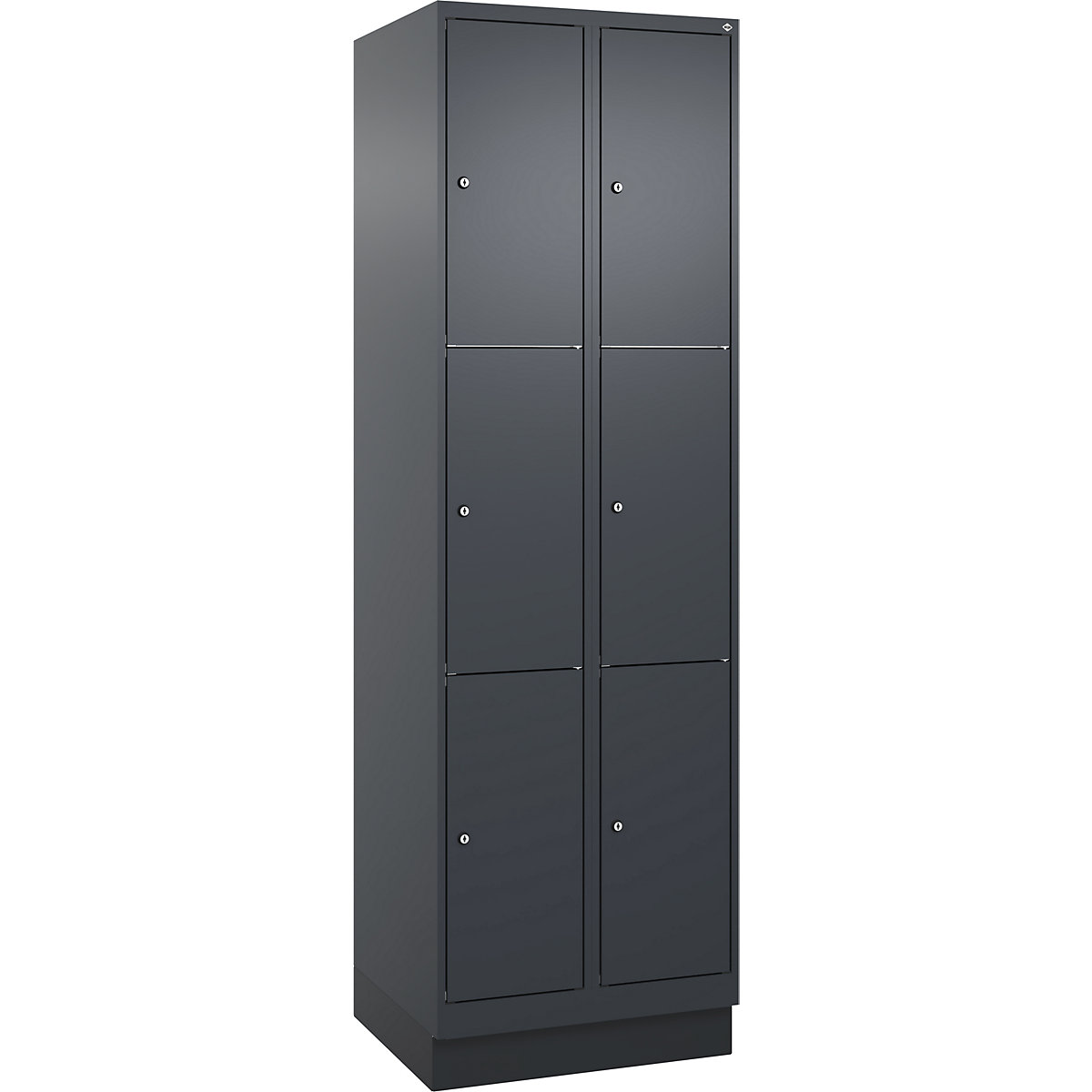 Dulap cu 3 compartimente cu încuietoare Classic PLUS – C+P (Imagine produs 2)-1