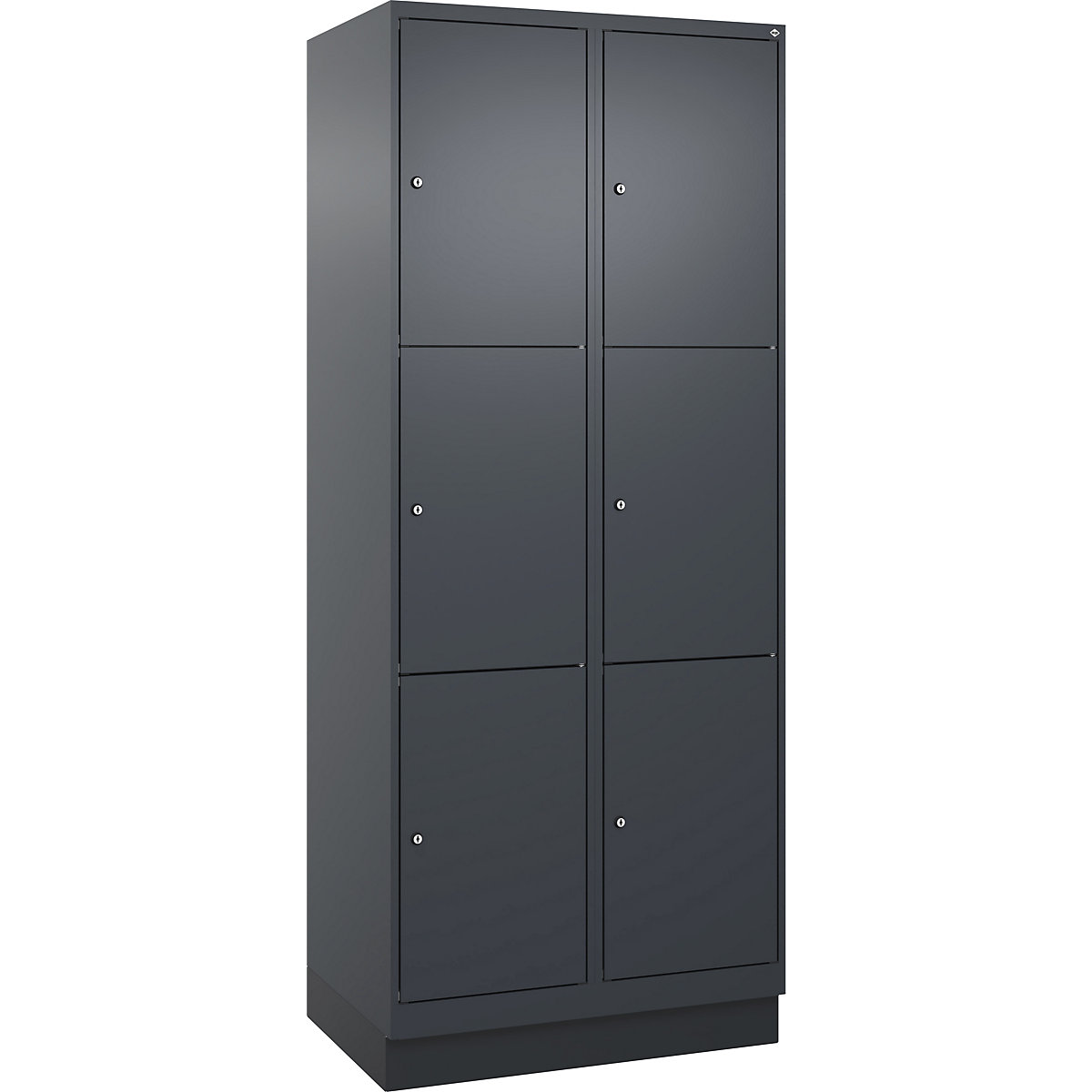 Dulap cu 3 compartimente cu încuietoare Evolo PLUS (Imagine produs 2)-1