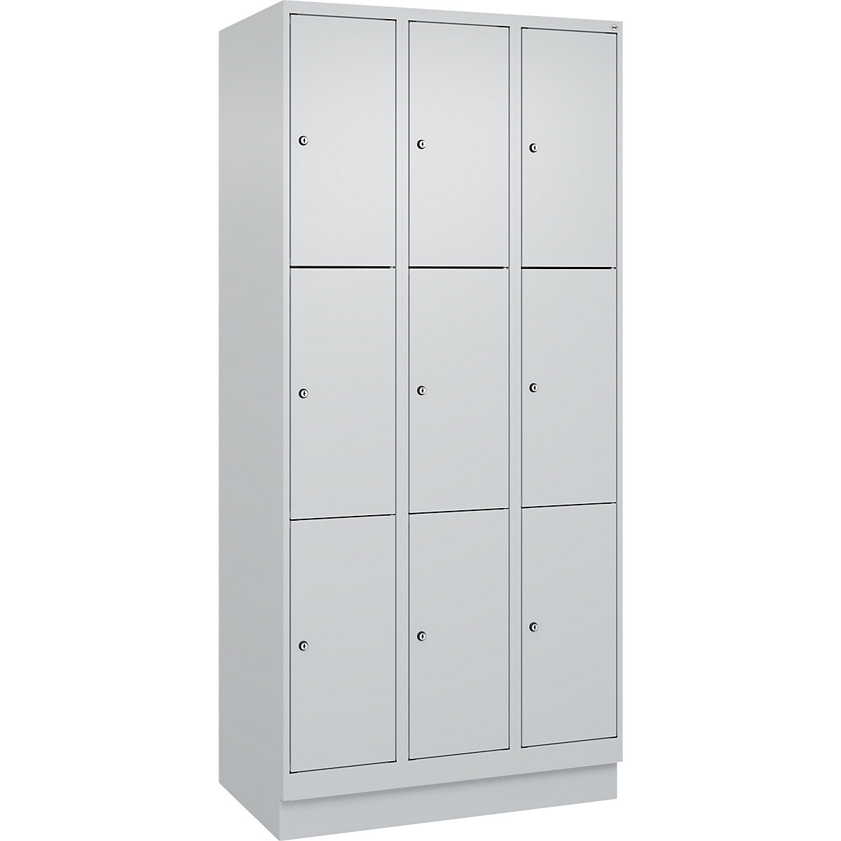 Dulap cu 3 compartimente cu încuietoare Evolo PLUS (Imagine produs 2)-1