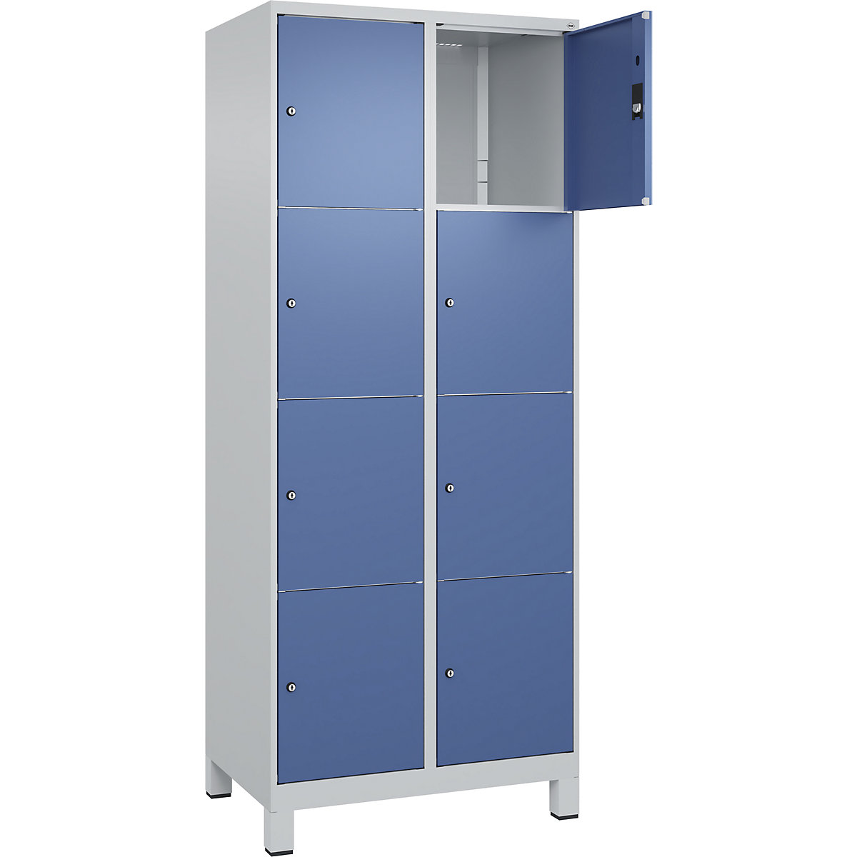 Dulap cu 4 compartimente cu încuietoare Classic PLUS – C+P (Imagine produs 2)-1