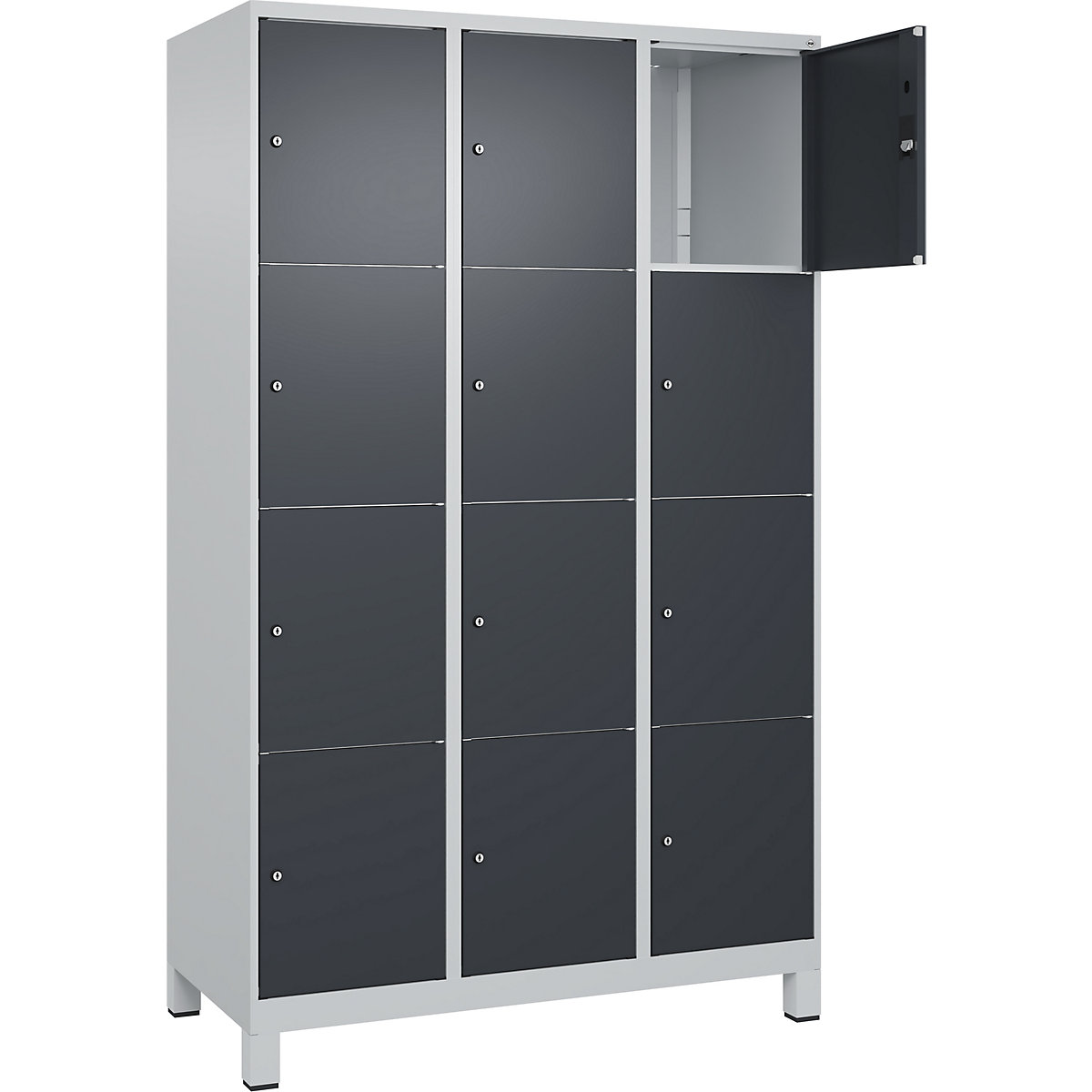 Dulap cu 4 compartimente cu încuietoare Classic PLUS – C+P (Imagine produs 3)-2