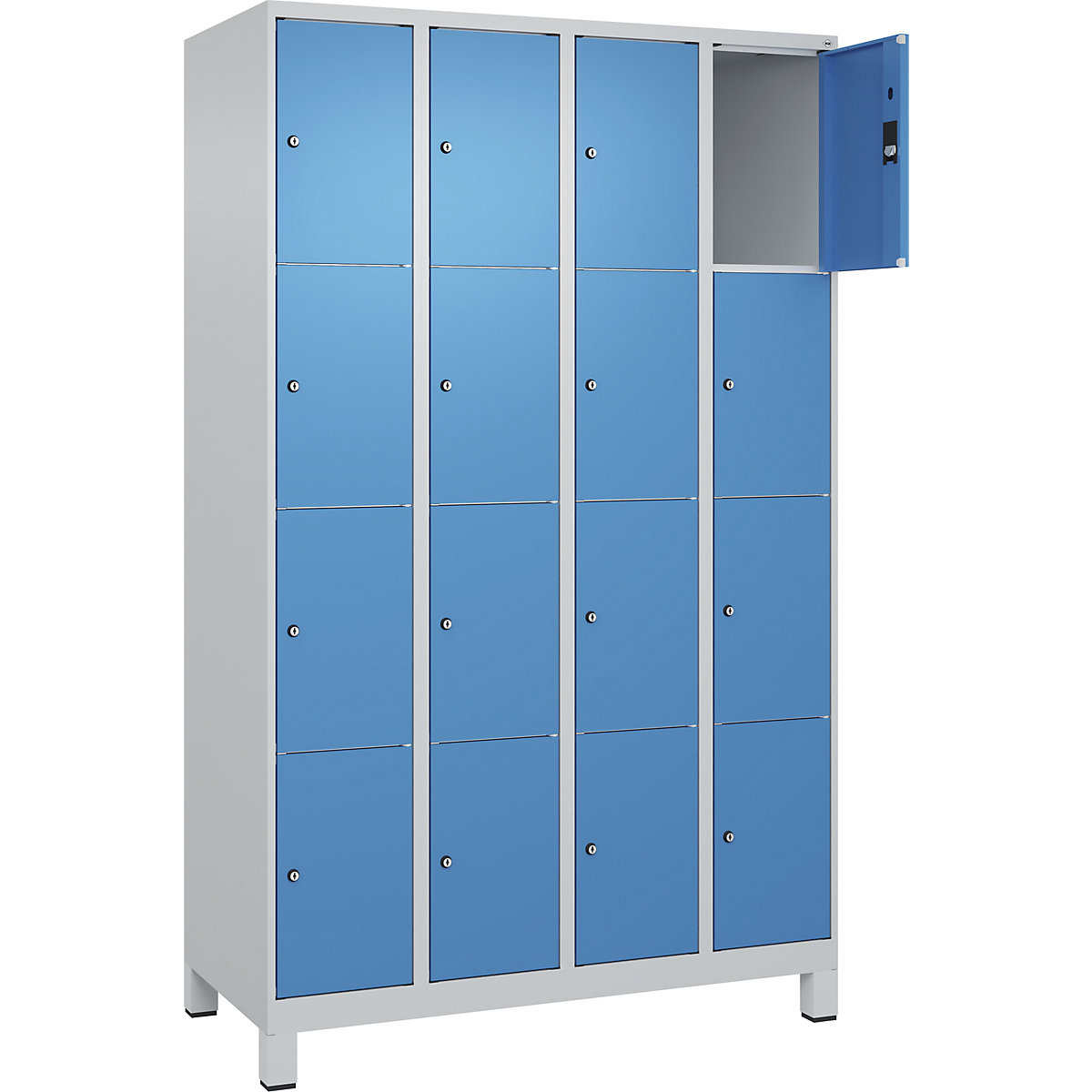 Dulap cu 4 compartimente cu încuietoare Classic PLUS – C+P (Imagine produs 3)-2