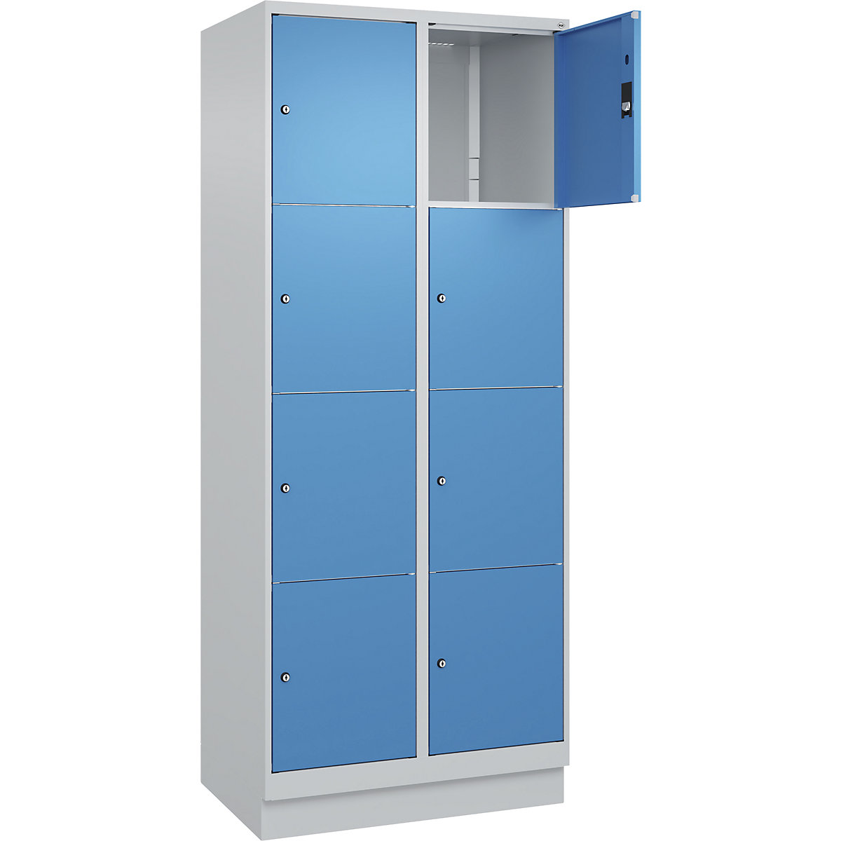 Dulap cu 4 compartimente cu încuietoare Classic PLUS – C+P (Imagine produs 2)-1