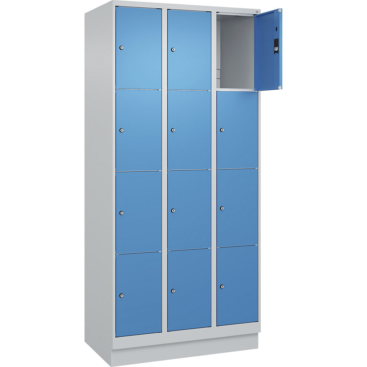 Dulap cu 4 compartimente cu încuietoare Classic PLUS – C+P (Imagine produs 3)-2
