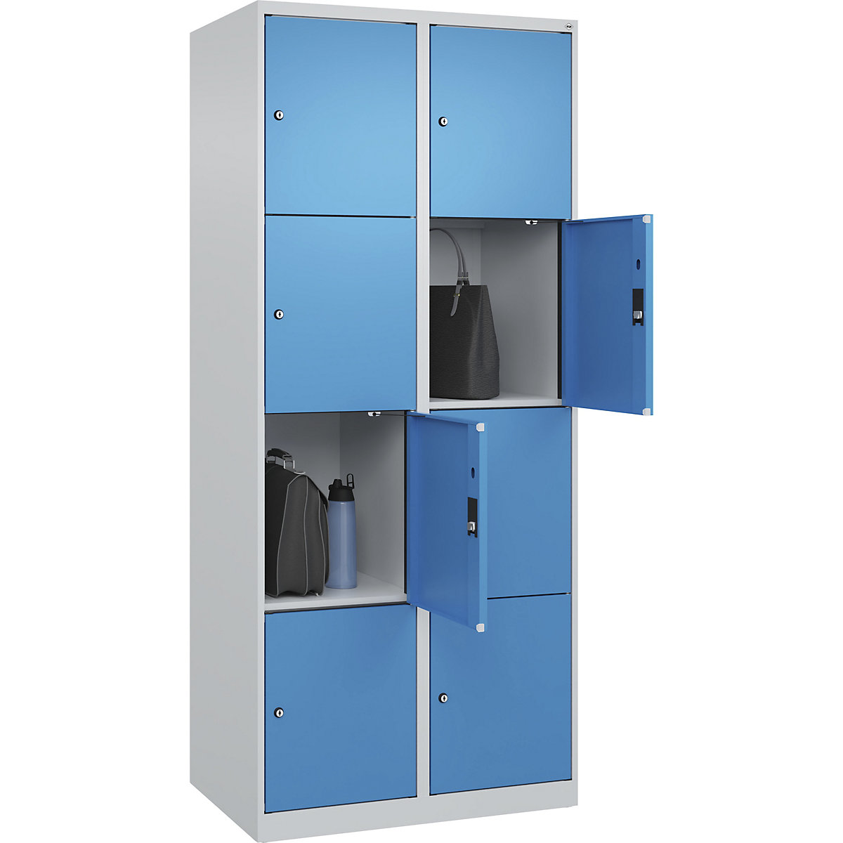 Dulap cu 4 compartimente cu încuietoare Evolo PLUS (Imagine produs 3)-2