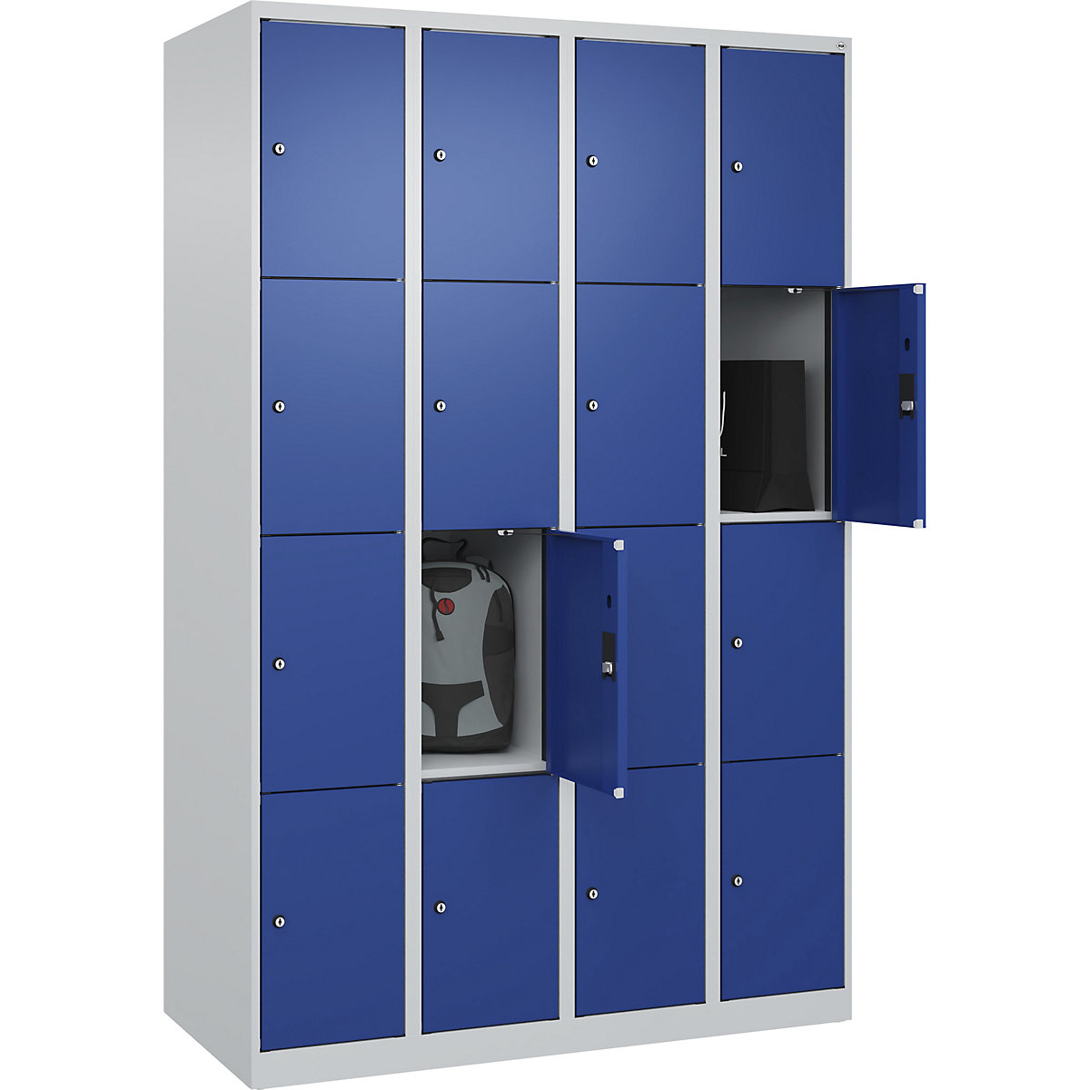 Dulap cu 4 compartimente cu încuietoare Evolo PLUS (Imagine produs 3)-2