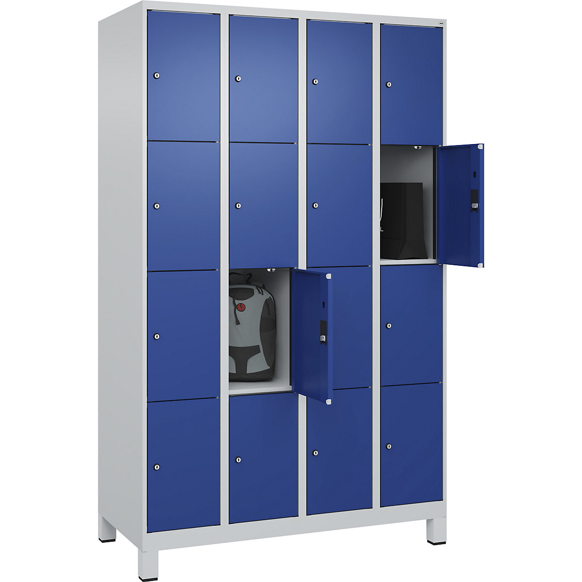 Dulap cu 4 compartimente cu încuietoare Evolo PLUS (Imagine produs 3)-2