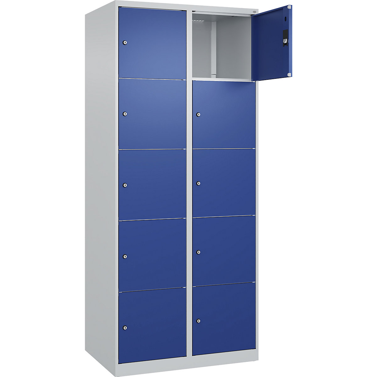 Dulap cu 5 compartimente cu încuietoare Classic PLUS – C+P (Imagine produs 2)-1