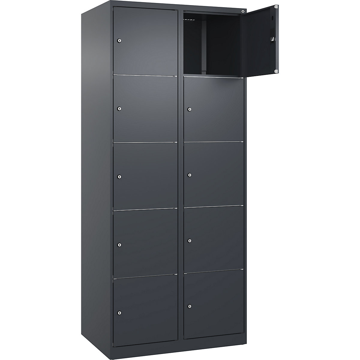 Dulap cu 5 compartimente cu încuietoare Classic PLUS – C+P (Imagine produs 2)-1