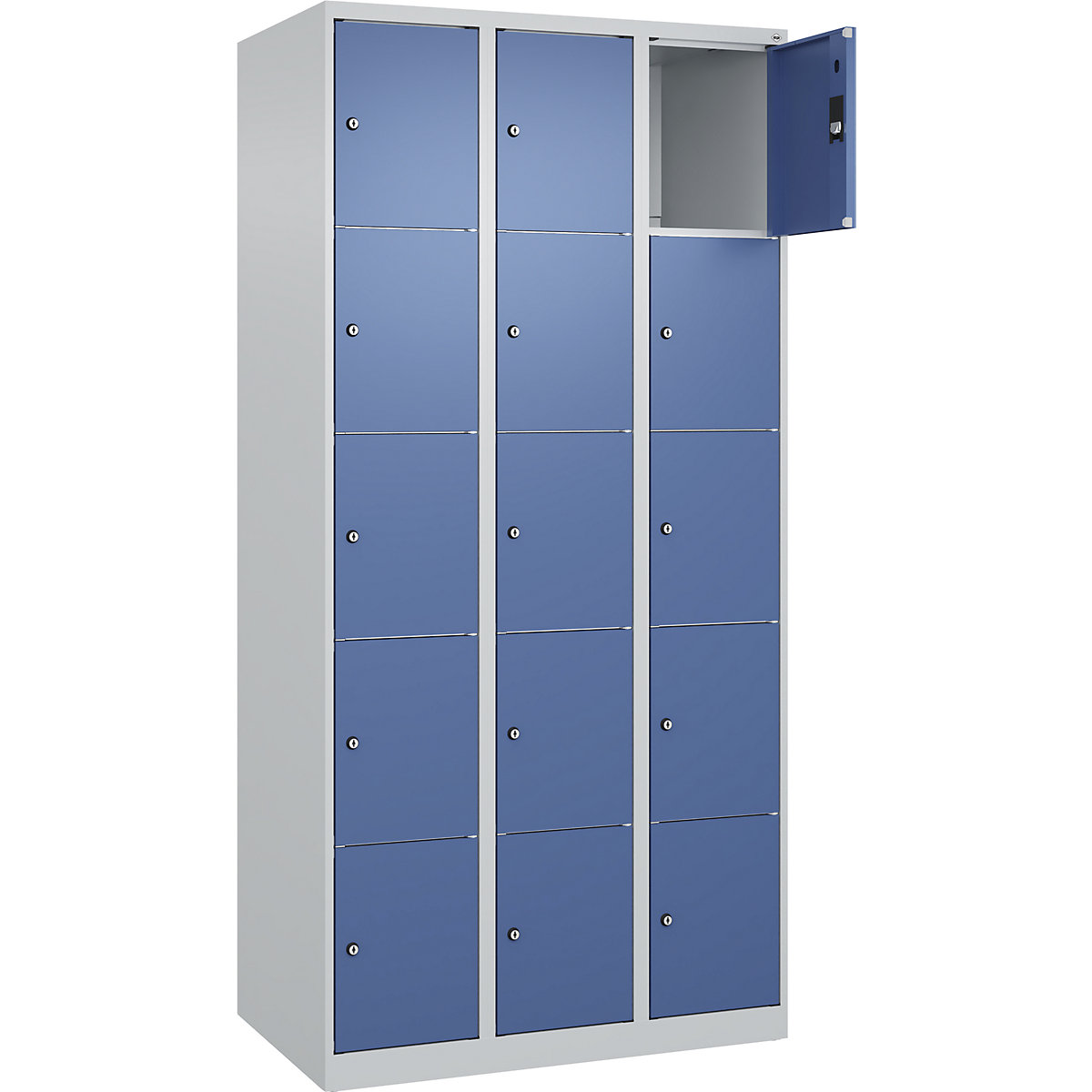 Dulap cu 5 compartimente cu încuietoare Classic PLUS – C+P (Imagine produs 2)-1