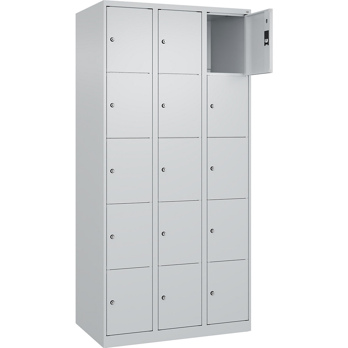 Dulap cu 5 compartimente cu încuietoare Classic PLUS – C+P (Imagine produs 2)-1