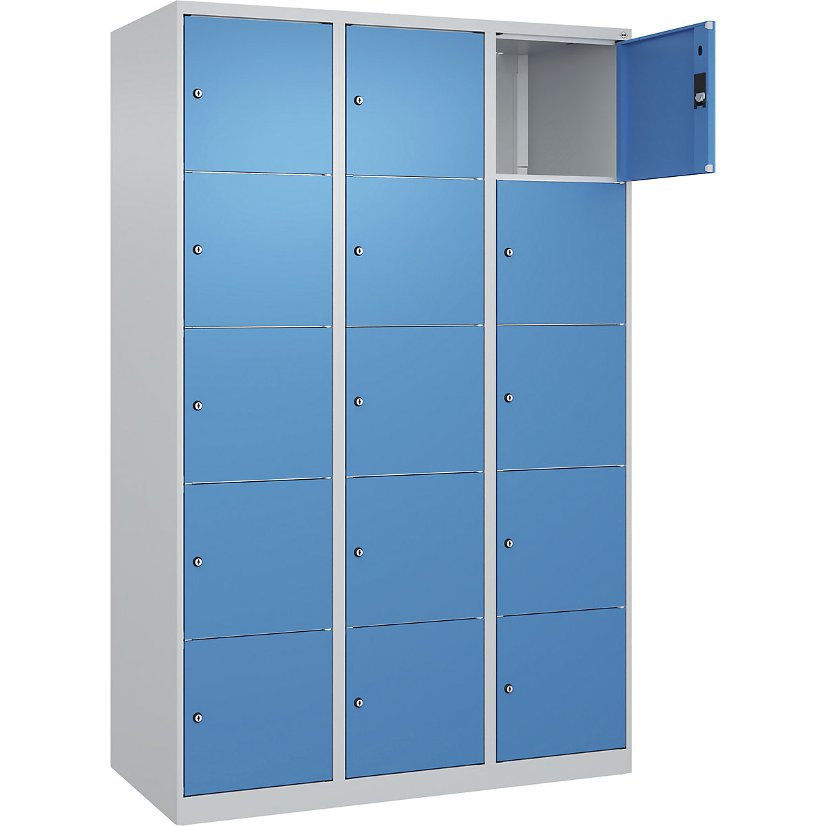 Dulap cu 5 compartimente cu încuietoare Classic PLUS – C+P (Imagine produs 3)-2