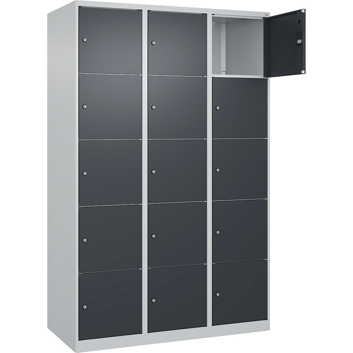 Dulap cu 5 compartimente cu încuietoare Classic PLUS – C+P (Imagine produs 3)-2