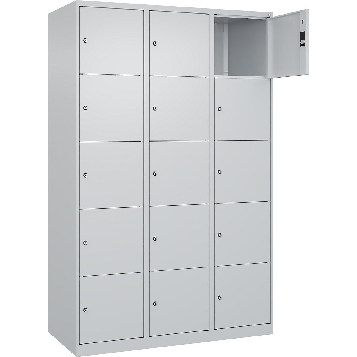 Dulap cu 5 compartimente cu încuietoare Classic PLUS – C+P (Imagine produs 2)-1