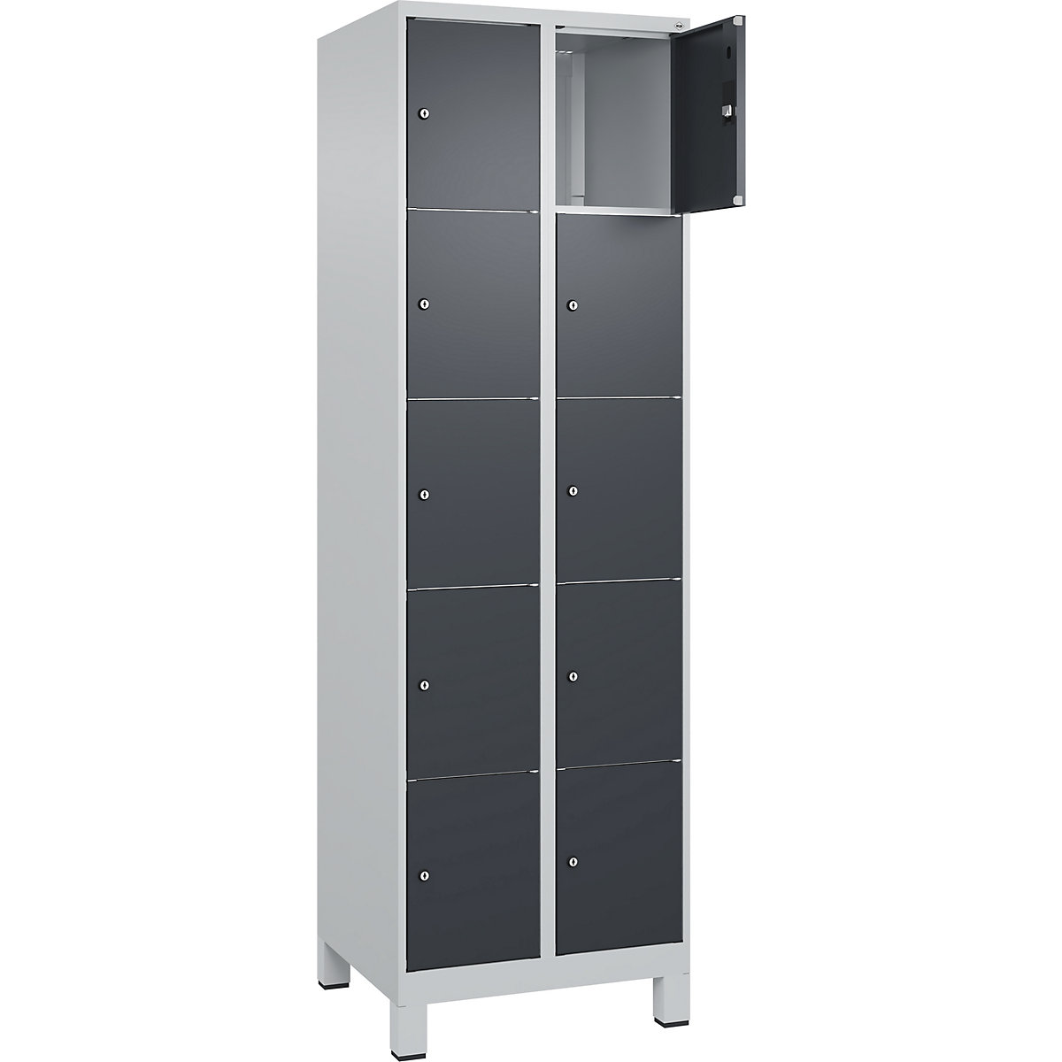 Dulap cu 5 compartimente cu încuietoare Classic PLUS – C+P (Imagine produs 2)-1