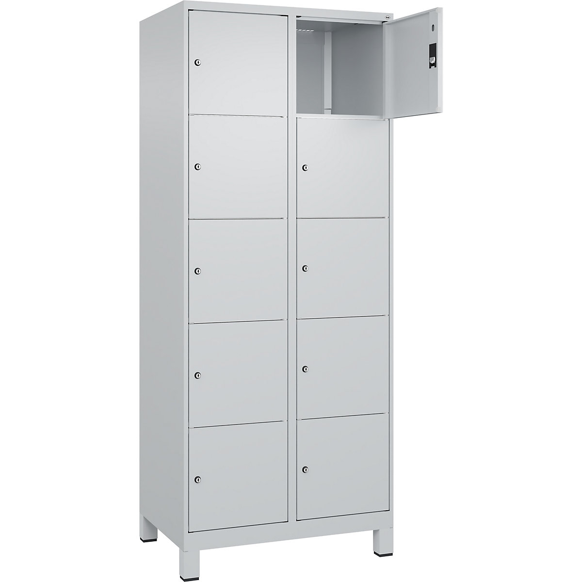 Dulap cu 5 compartimente cu încuietoare Classic PLUS – C+P (Imagine produs 2)-1