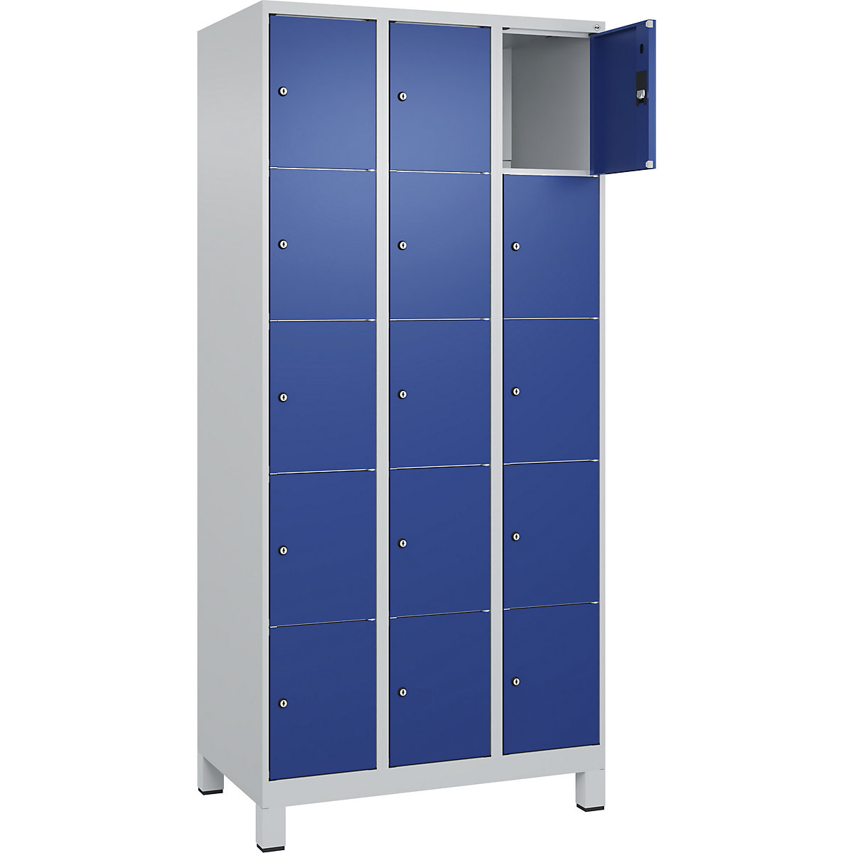 Dulap cu 5 compartimente cu încuietoare Classic PLUS – C+P (Imagine produs 3)-2
