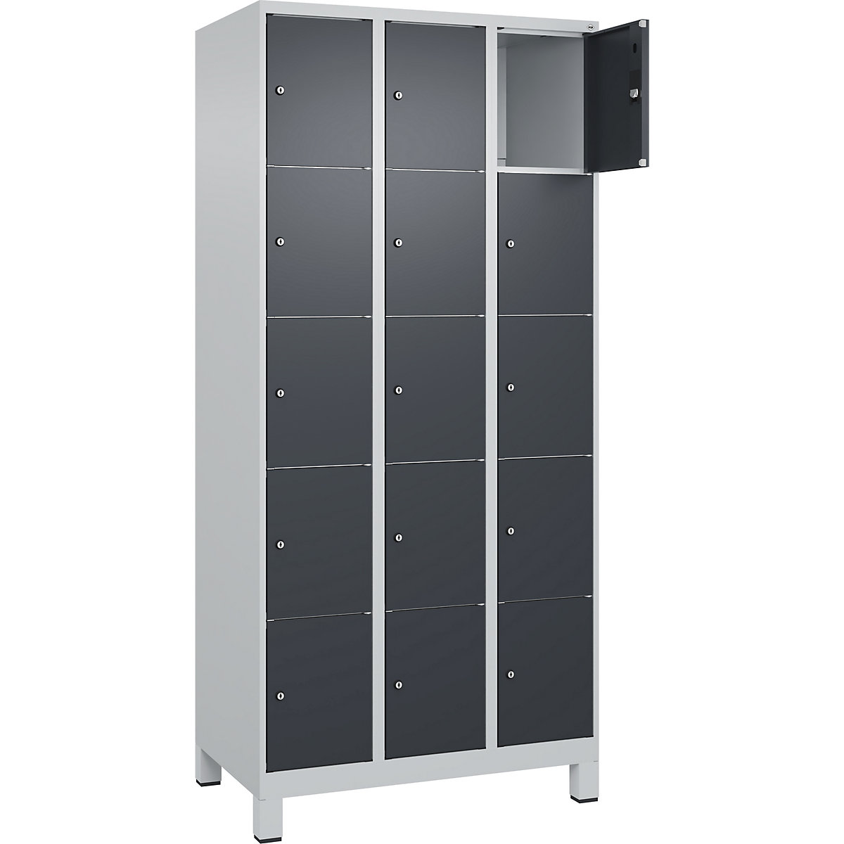 Dulap cu 5 compartimente cu încuietoare Classic PLUS – C+P (Imagine produs 3)-2