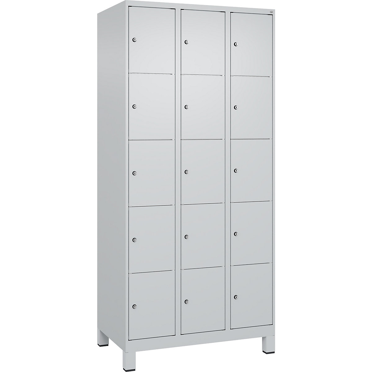 Dulap cu 5 compartimente cu încuietoare Classic PLUS – C+P (Imagine produs 2)-1