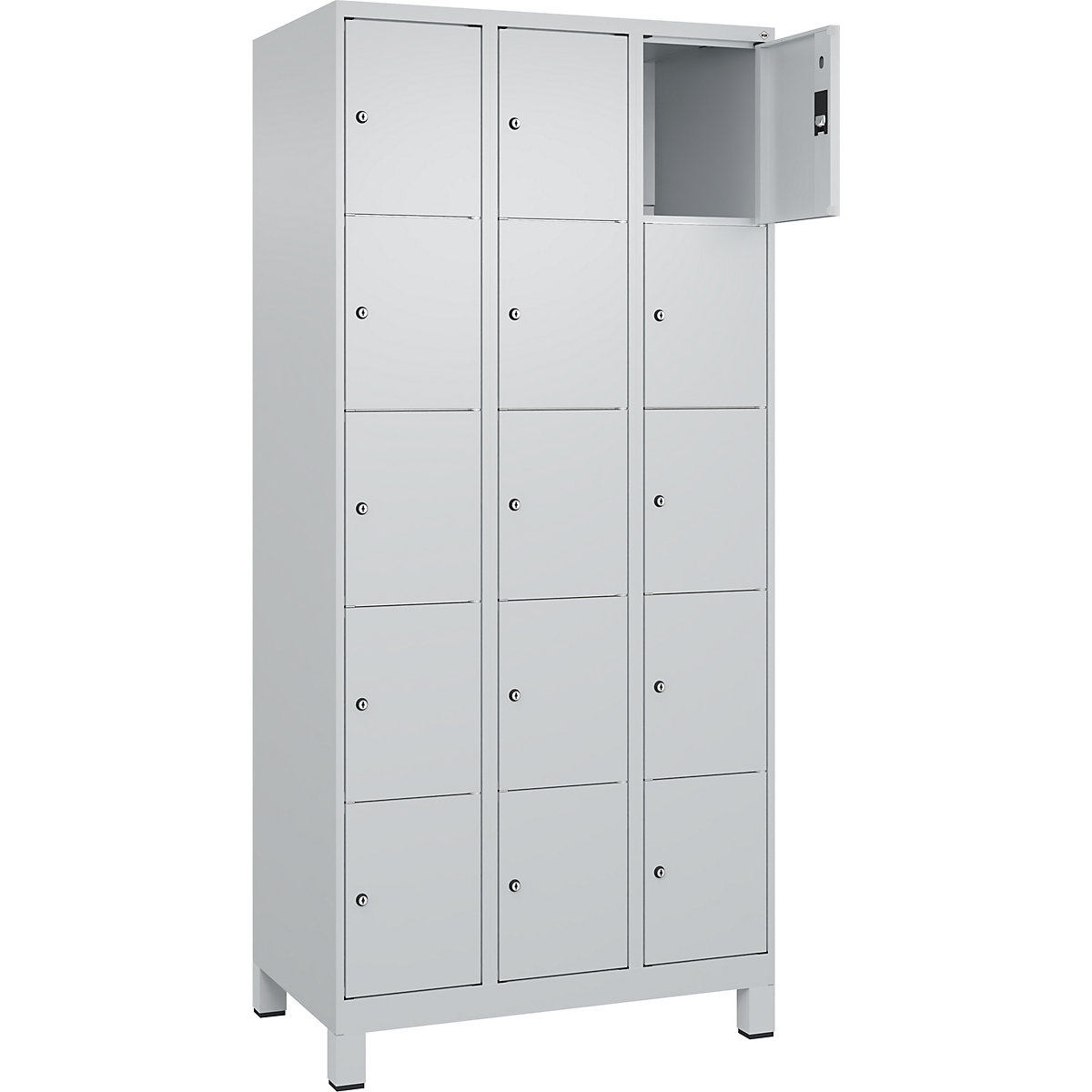 Dulap cu 5 compartimente cu încuietoare Classic PLUS – C+P (Imagine produs 3)-2