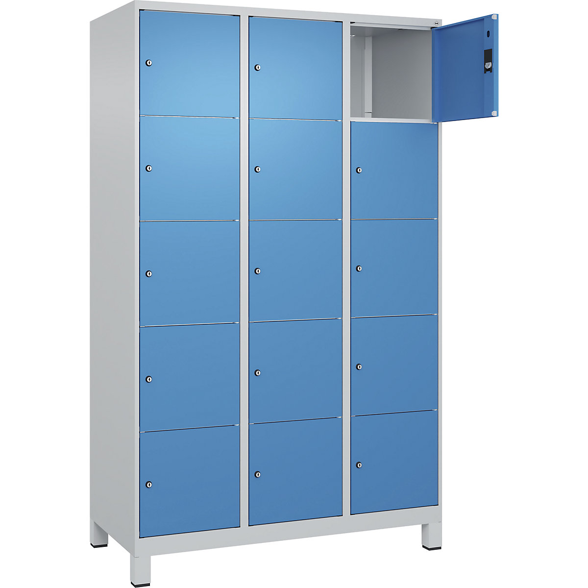 Dulap cu 5 compartimente cu încuietoare Classic PLUS – C+P (Imagine produs 3)-2