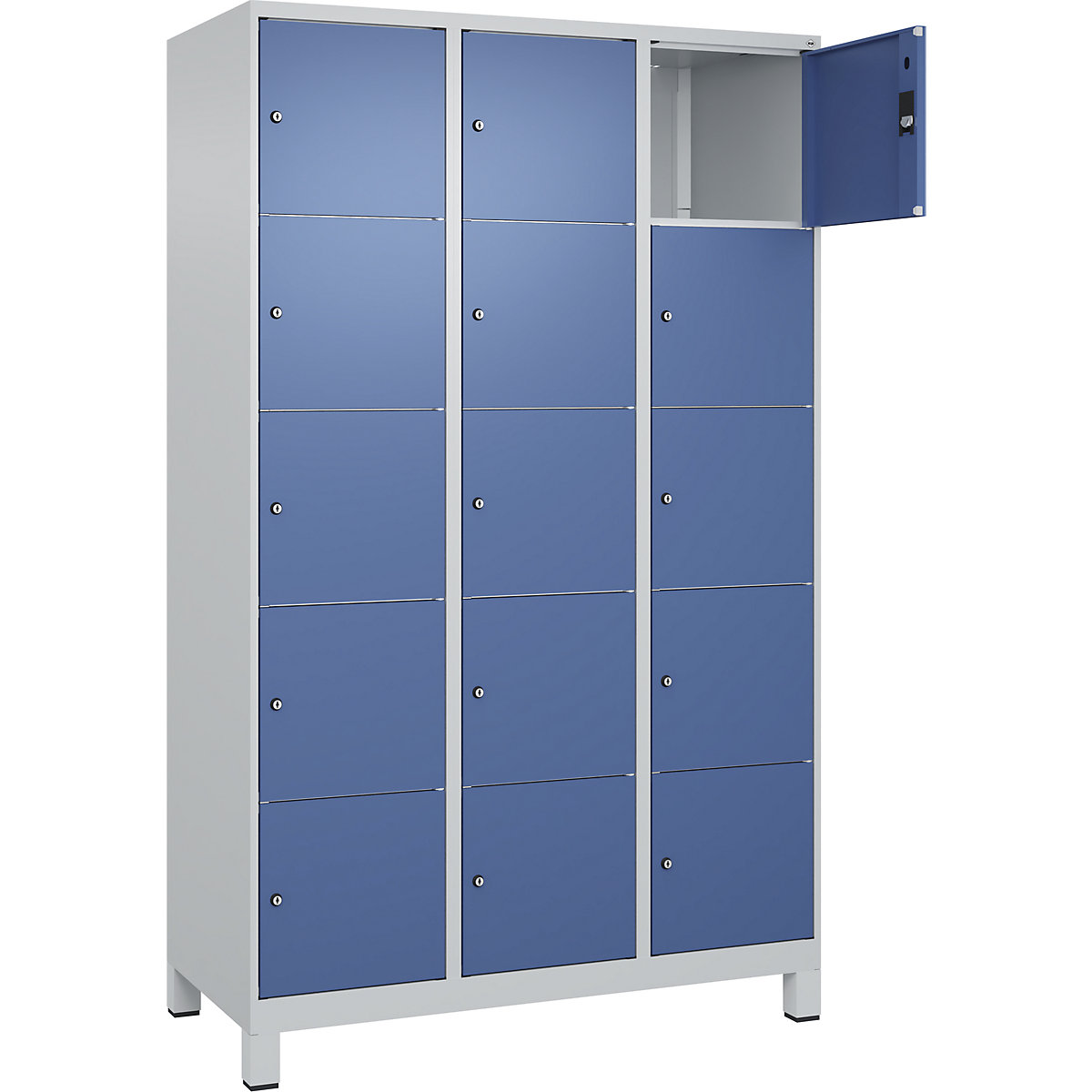 Dulap cu 5 compartimente cu încuietoare Classic PLUS – C+P (Imagine produs 3)-2