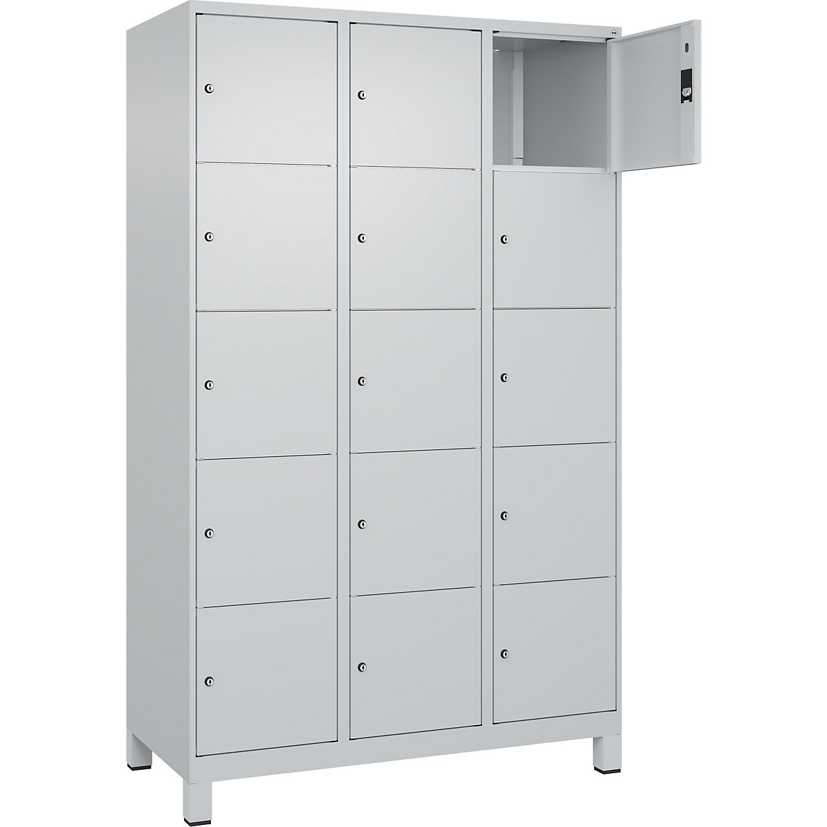 Dulap cu 5 compartimente cu încuietoare Classic PLUS – C+P (Imagine produs 3)-2