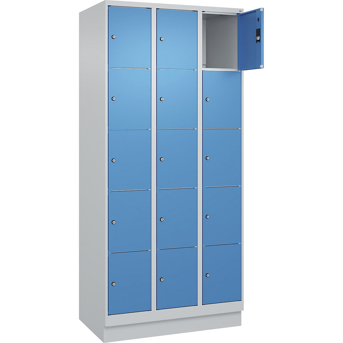 Dulap cu 5 compartimente cu încuietoare Classic PLUS – C+P (Imagine produs 3)-2