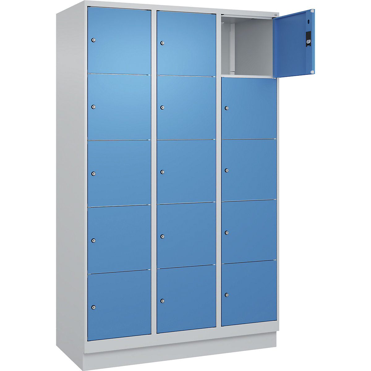 Dulap cu 5 compartimente cu încuietoare Classic PLUS – C+P (Imagine produs 3)-2