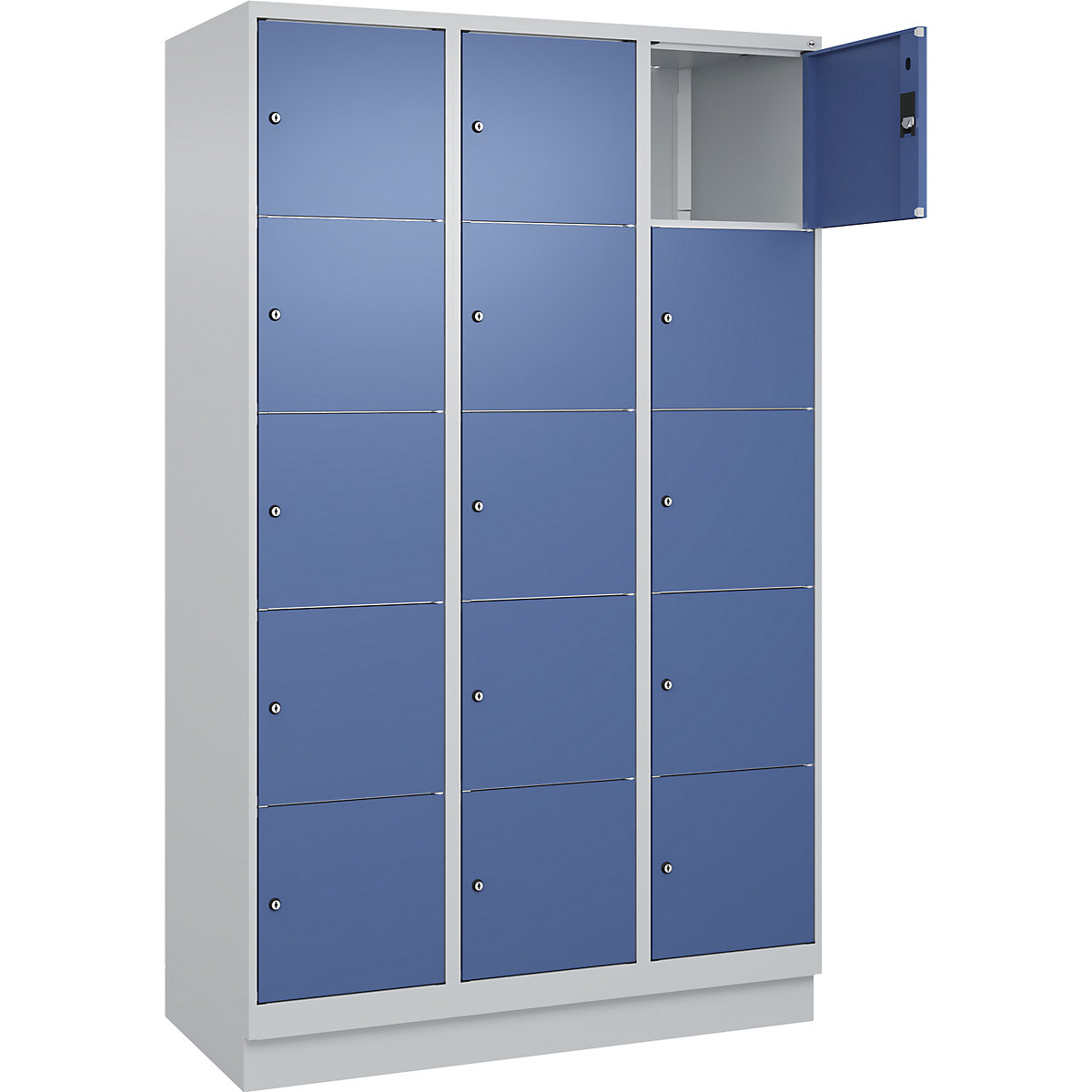 Dulap cu 5 compartimente cu încuietoare Classic PLUS – C+P (Imagine produs 2)-1