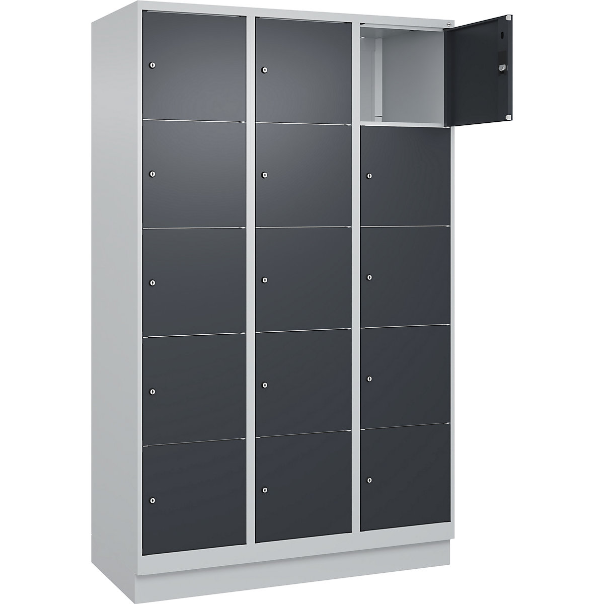 Dulap cu 5 compartimente cu încuietoare Classic PLUS – C+P (Imagine produs 2)-1