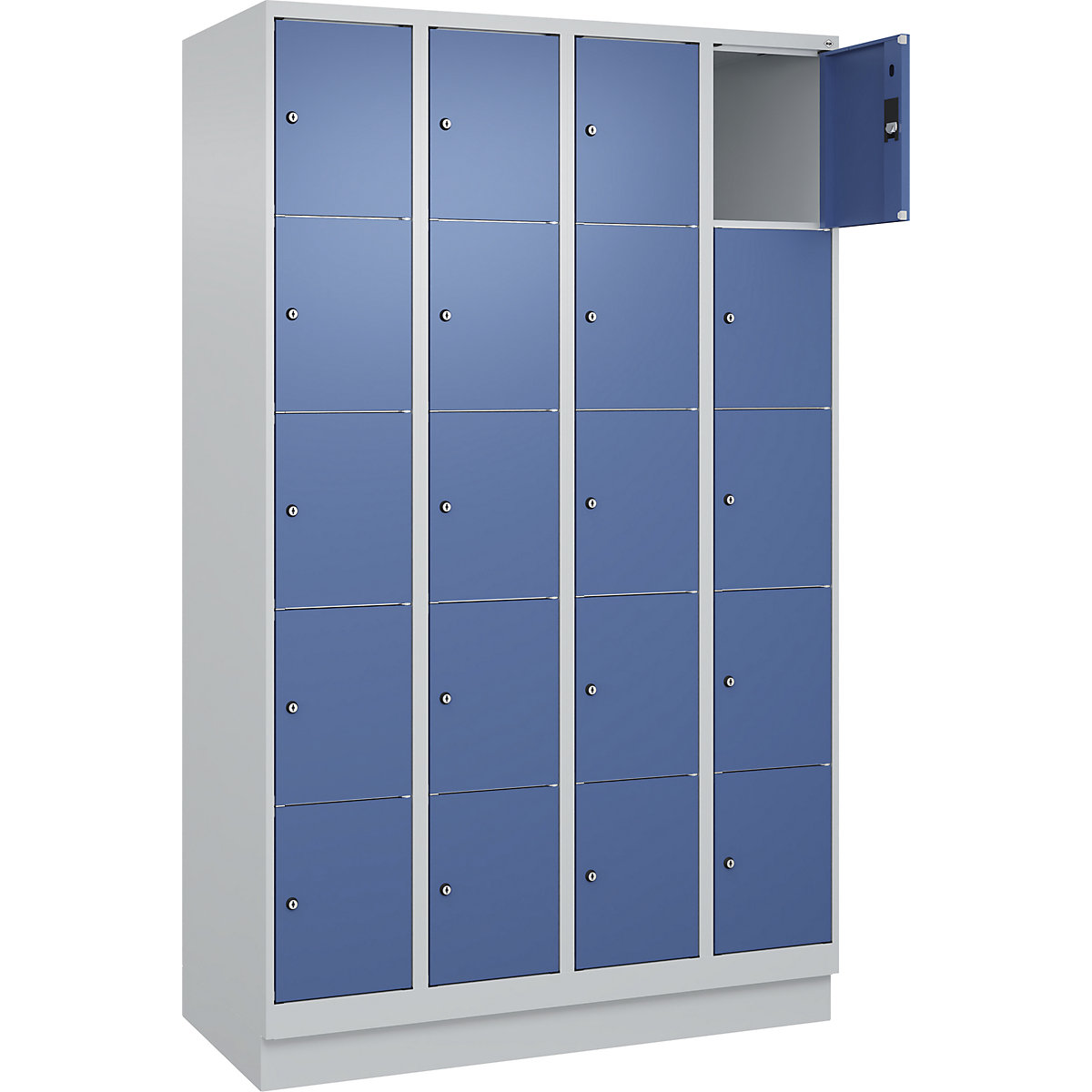 Dulap cu 5 compartimente cu încuietoare Classic PLUS – C+P (Imagine produs 2)-1
