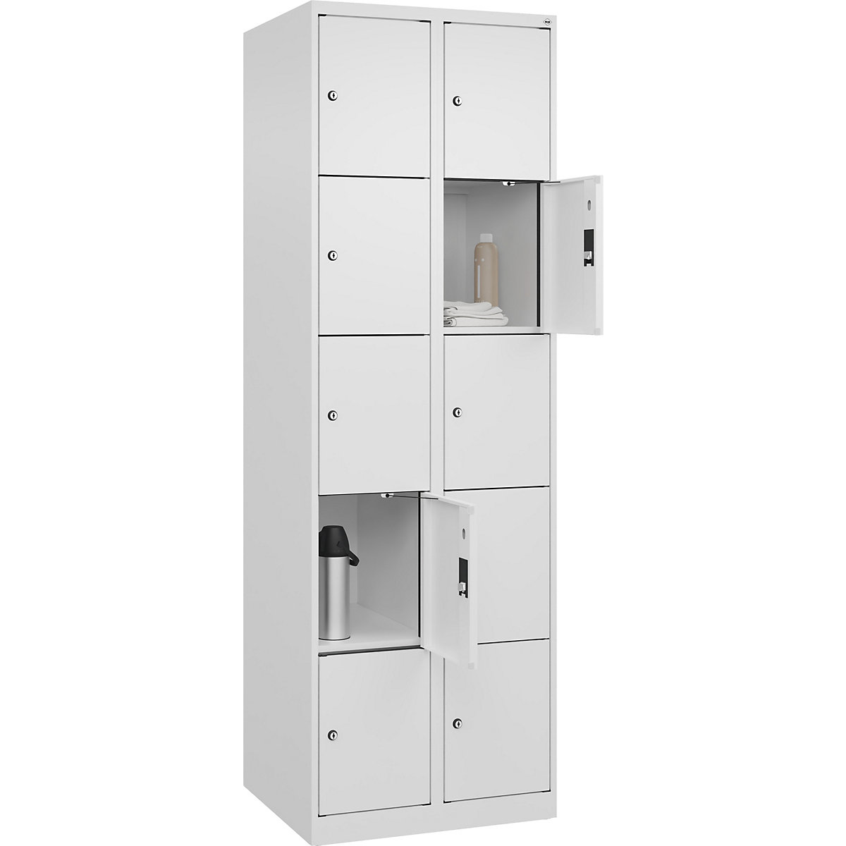 Dulap cu 5 compartimente cu încuietoare Evolo PLUS (Imagine produs 3)-2