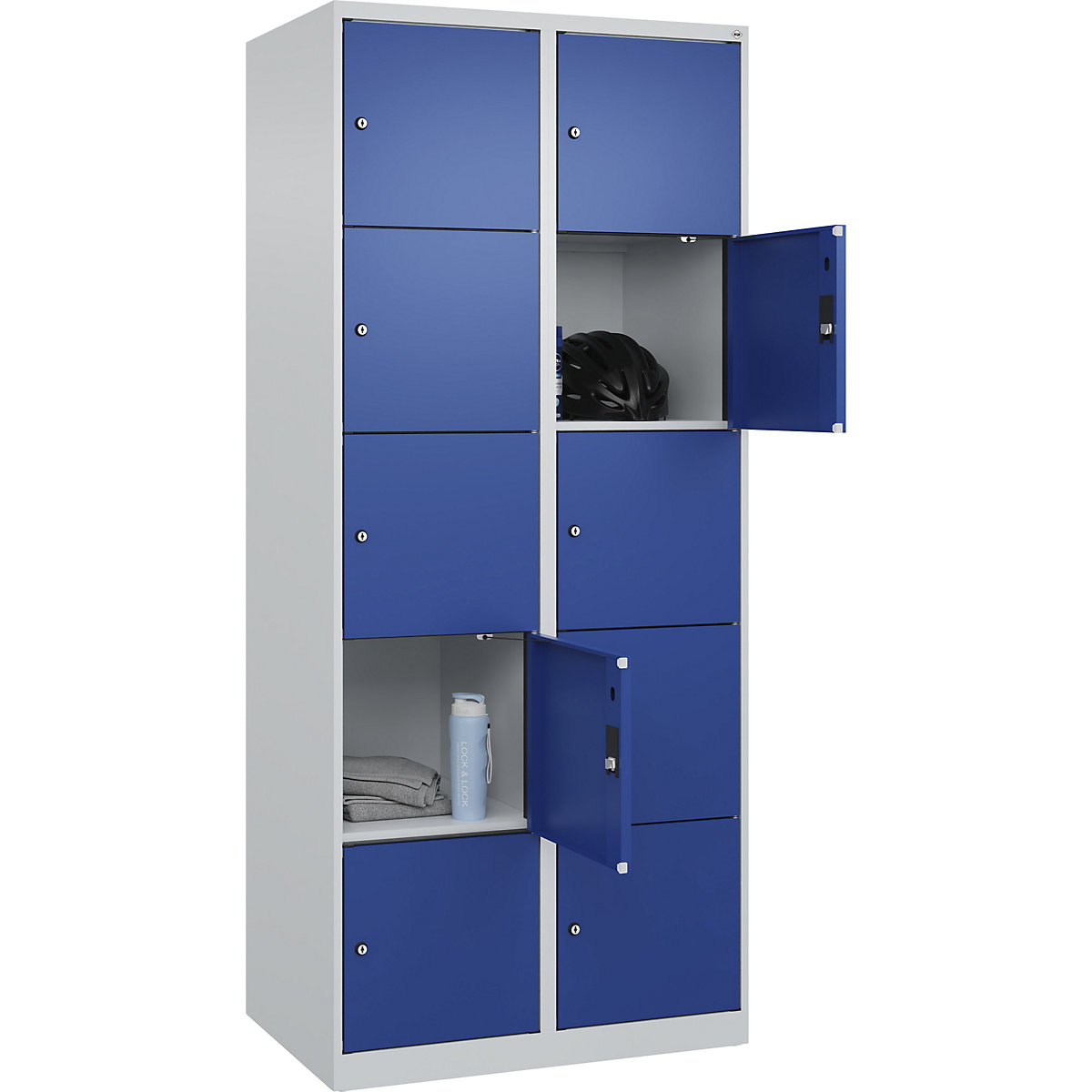 Dulap cu 5 compartimente cu încuietoare Evolo PLUS (Imagine produs 3)-2