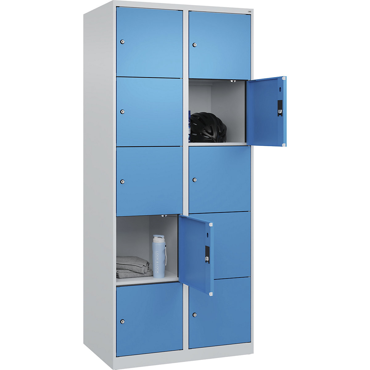 Dulap cu 5 compartimente cu încuietoare Evolo PLUS (Imagine produs 3)-2