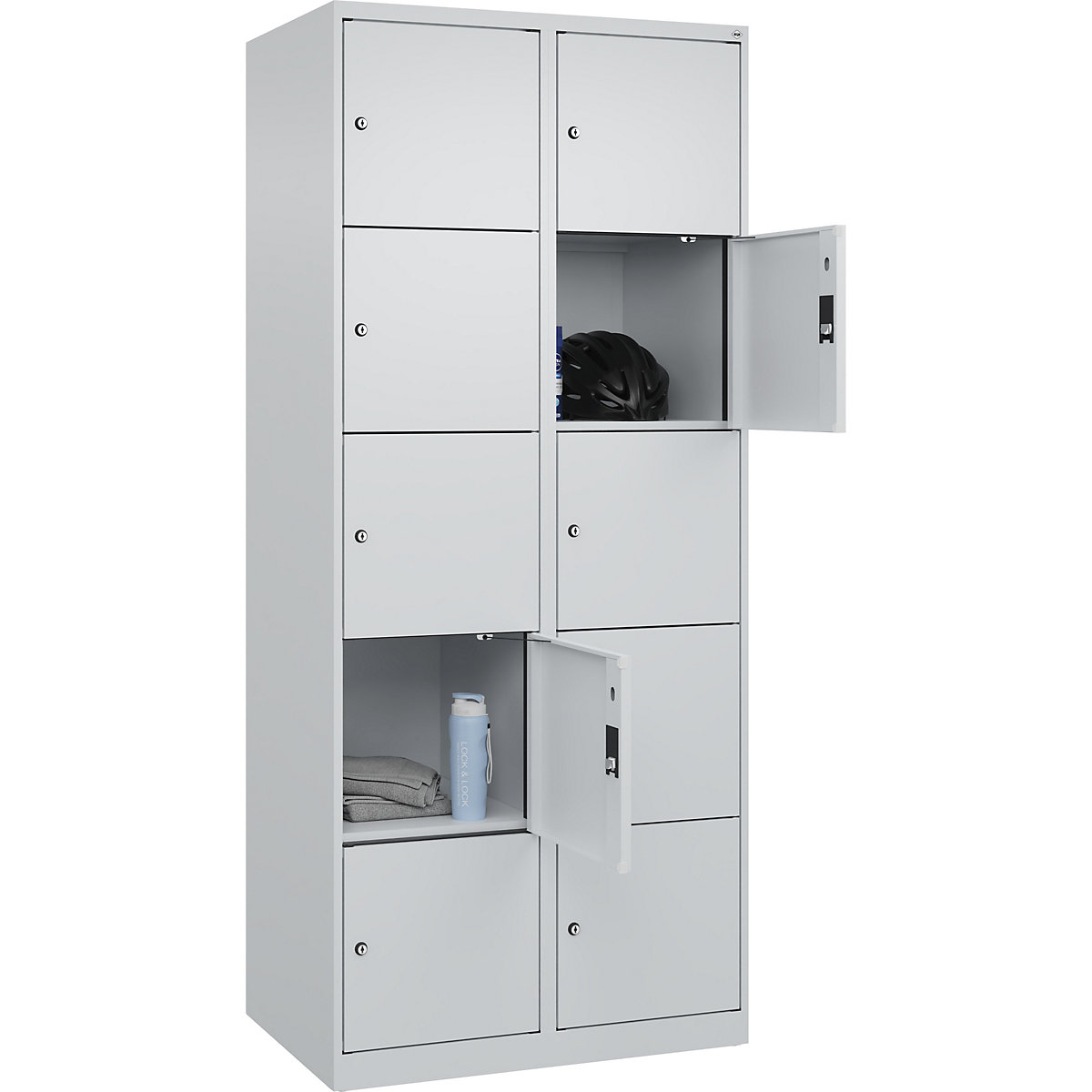 Dulap cu 5 compartimente cu încuietoare Evolo PLUS (Imagine produs 3)-2
