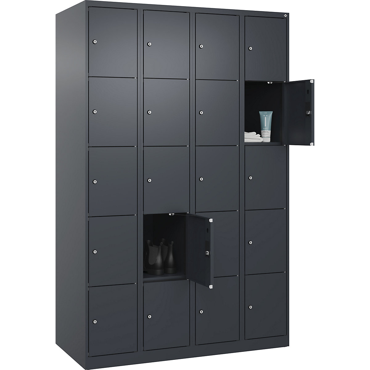 Dulap cu 5 compartimente cu încuietoare Evolo PLUS (Imagine produs 3)-2