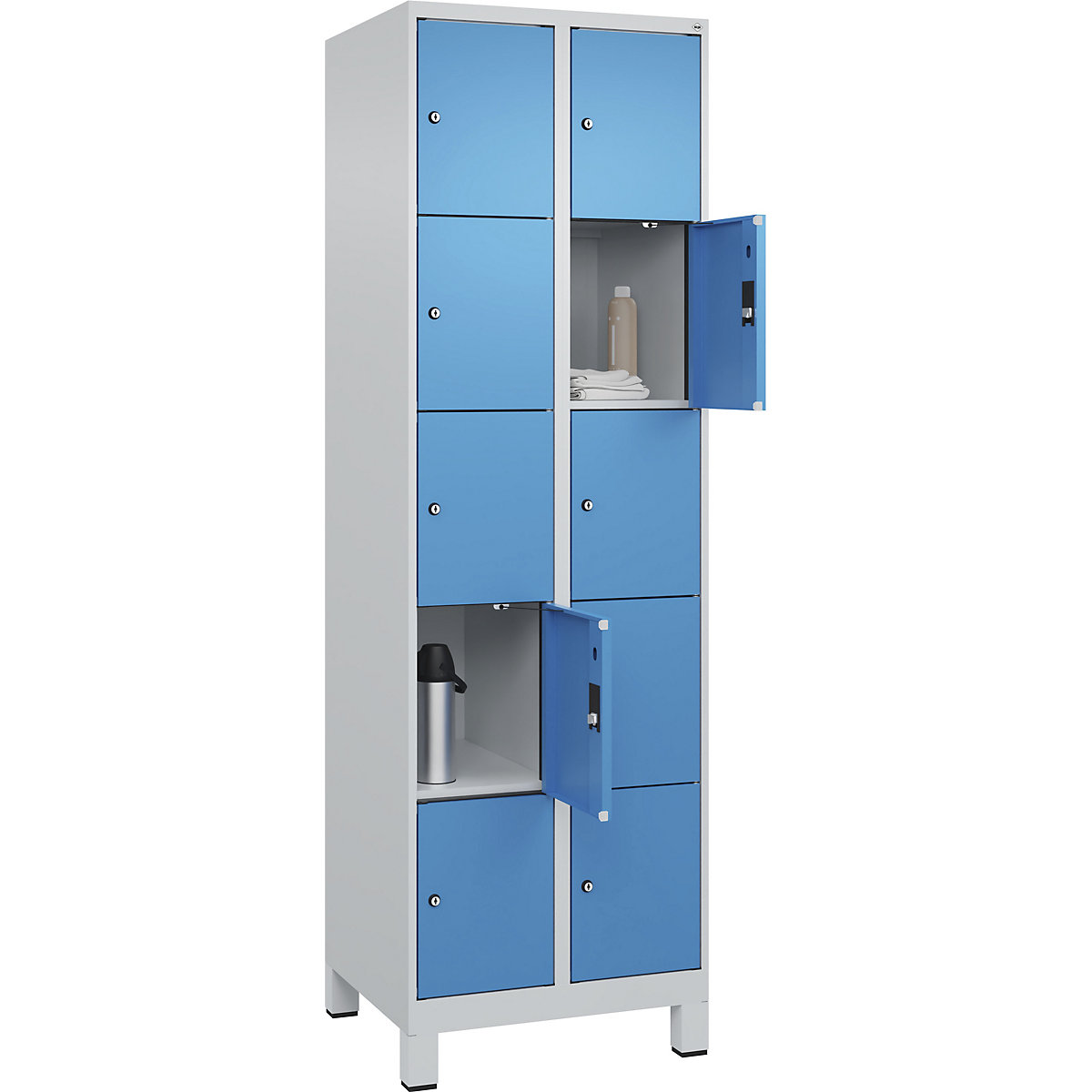 Dulap cu 5 compartimente cu încuietoare Evolo PLUS (Imagine produs 3)-2
