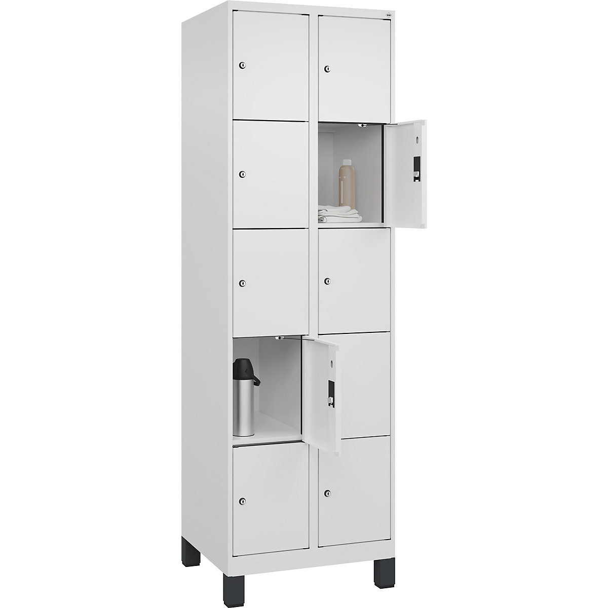Dulap cu 5 compartimente cu încuietoare Evolo PLUS (Imagine produs 3)-2