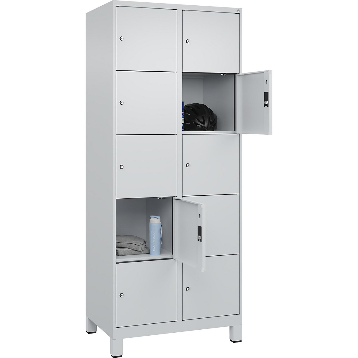 Dulap cu 5 compartimente cu încuietoare Evolo PLUS (Imagine produs 3)-2