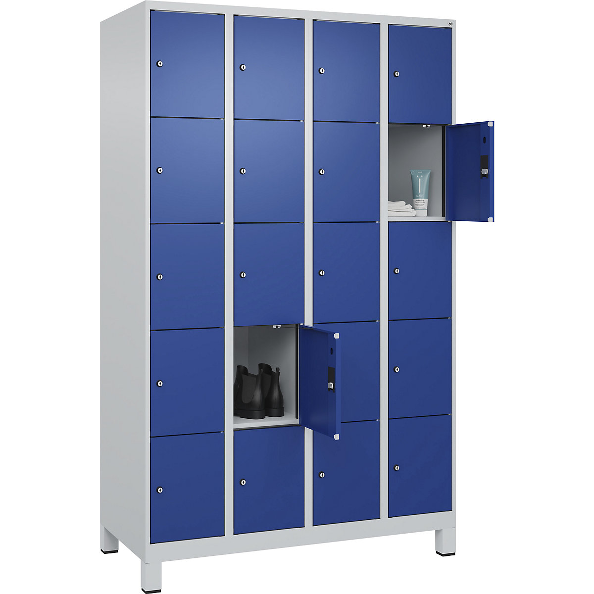 Dulap cu 5 compartimente cu încuietoare Evolo PLUS (Imagine produs 3)-2