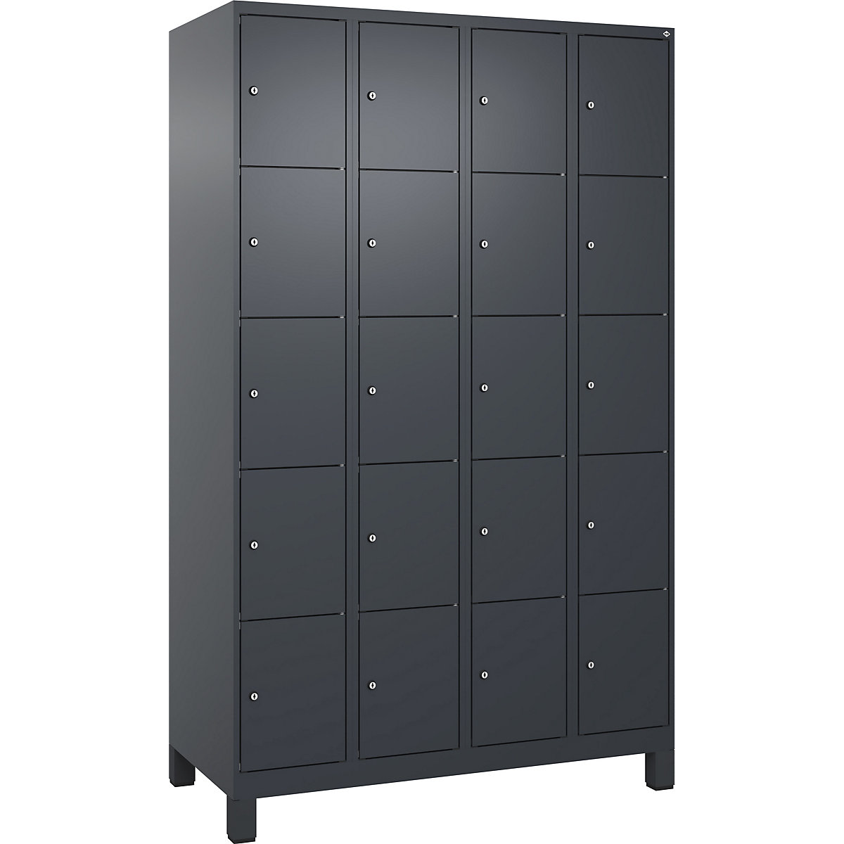 Dulap cu 5 compartimente cu încuietoare Evolo PLUS (Imagine produs 2)-1