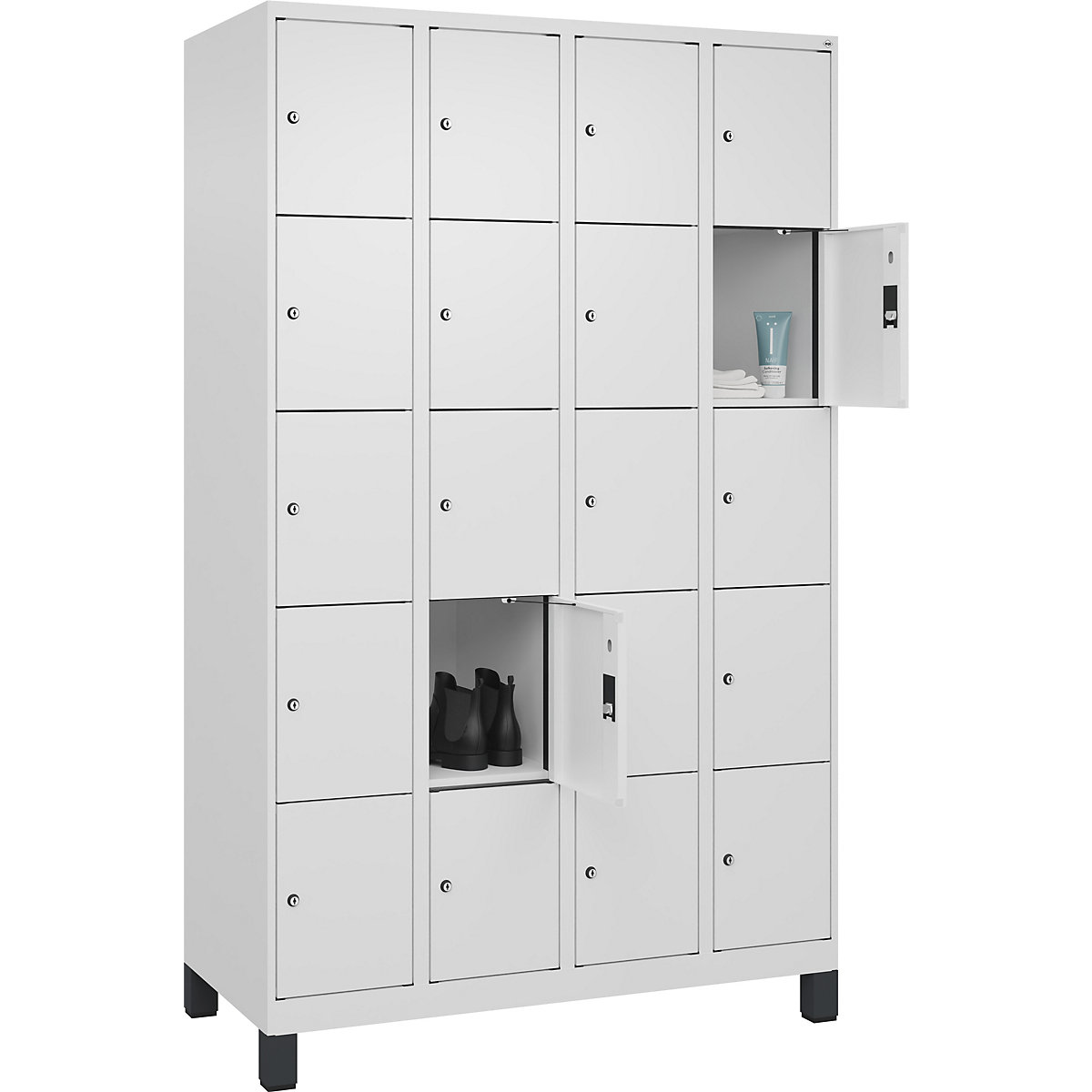Dulap cu 5 compartimente cu încuietoare Evolo PLUS (Imagine produs 3)-2