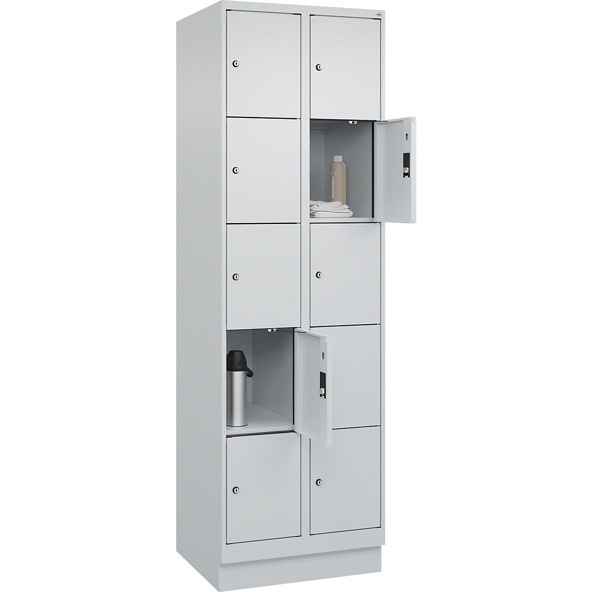 Dulap cu 5 compartimente cu încuietoare Evolo PLUS (Imagine produs 3)-2