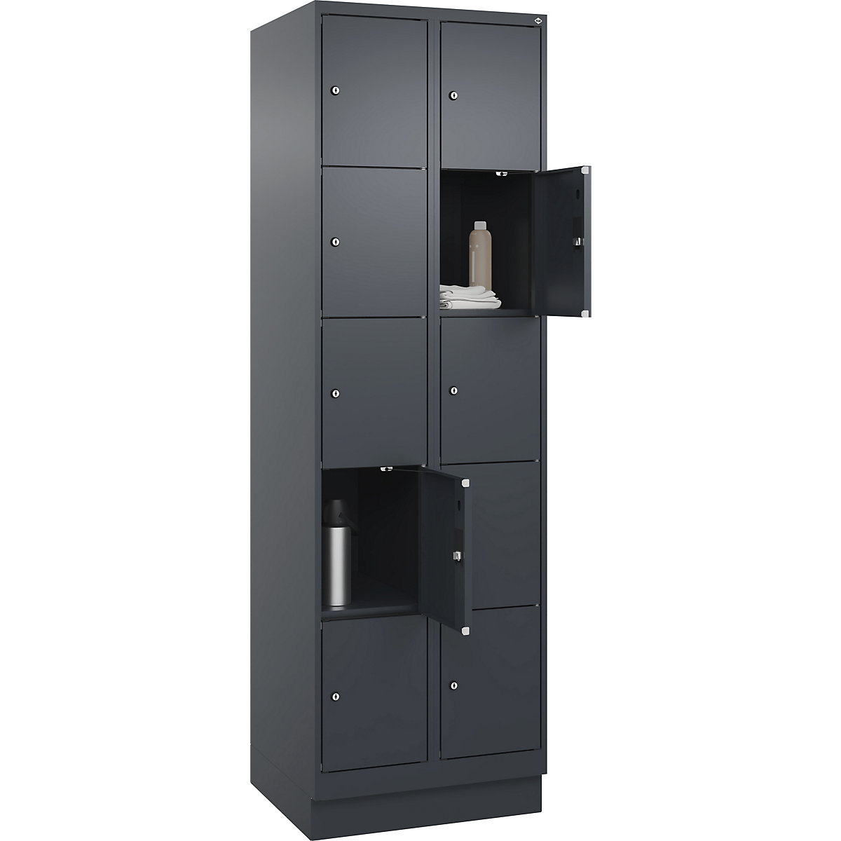 Dulap cu 5 compartimente cu încuietoare Evolo PLUS (Imagine produs 3)-2