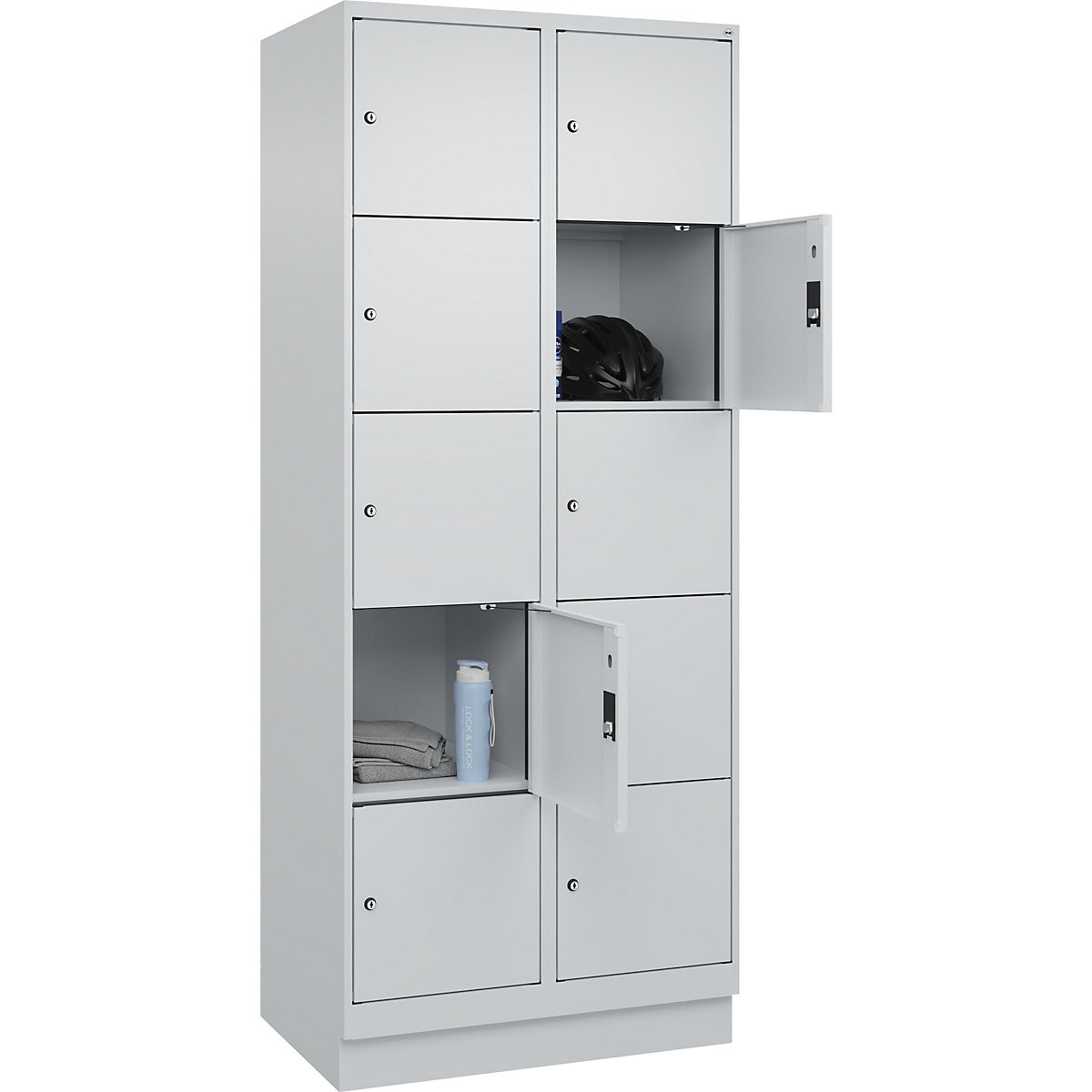 Dulap cu 5 compartimente cu încuietoare Evolo PLUS (Imagine produs 3)-2